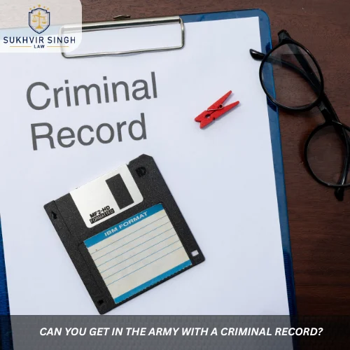 Can You Get in The Army With A Criminal Record?